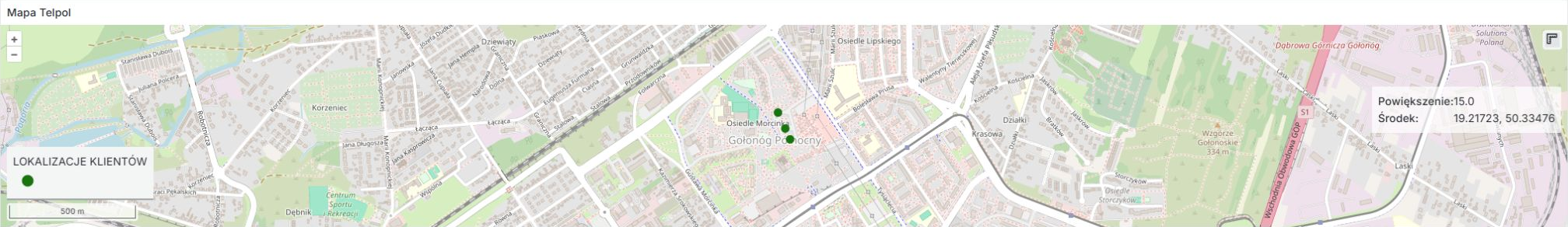 Mapa GPON bez údajů o účastnících